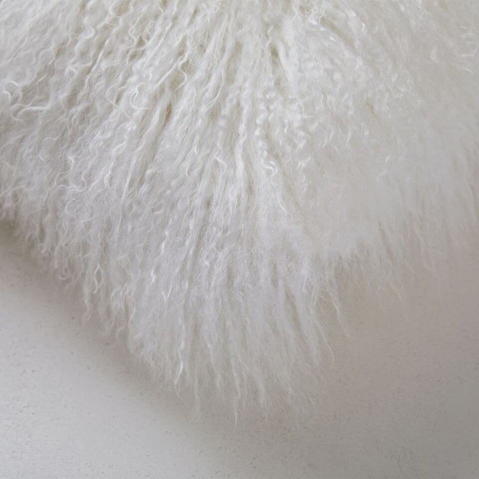 Mongolian Lamb Cushion Covers West Elm UK